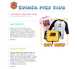 Guinea Pigs Club September 2007 Newsletter